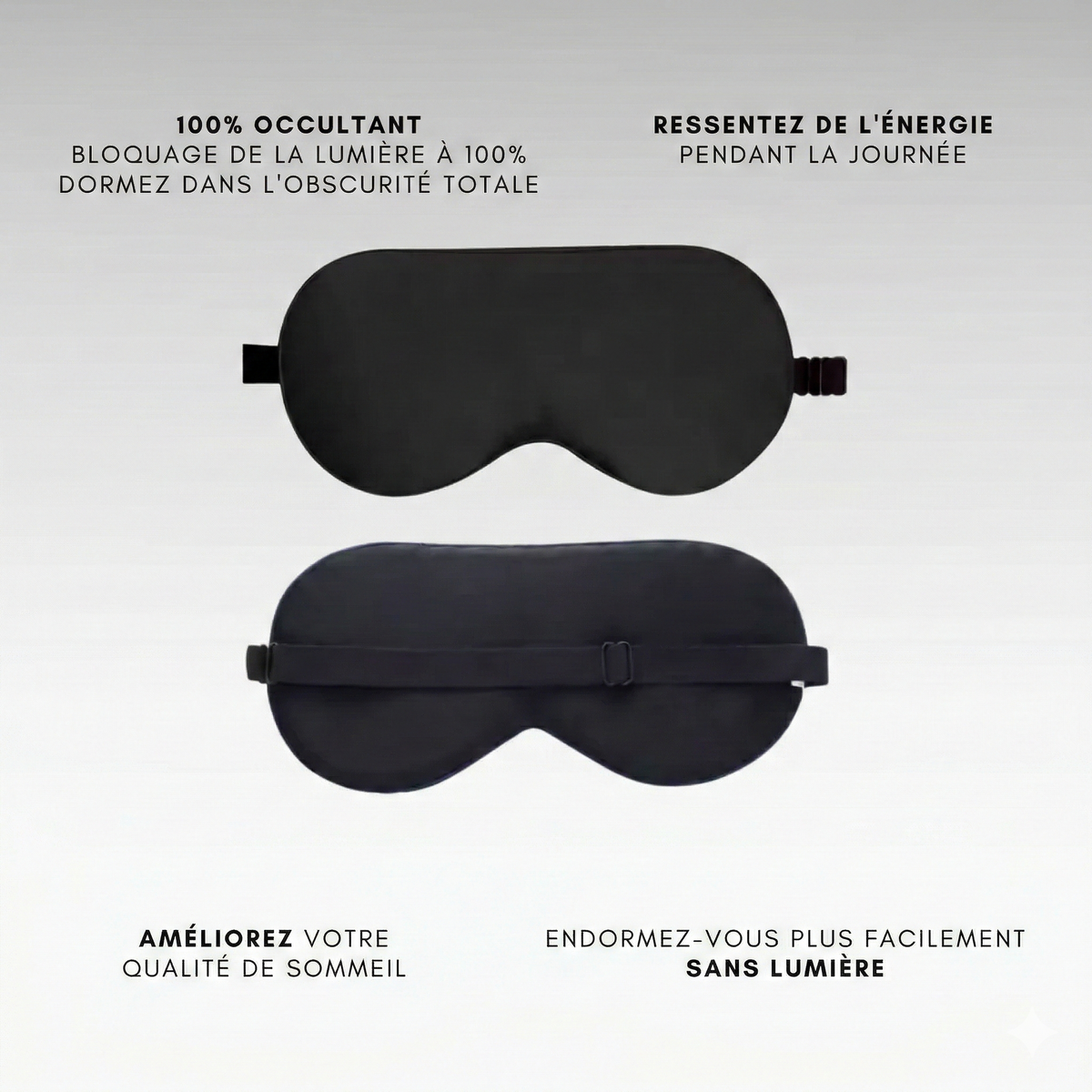 Masque De Sommeil en Soie