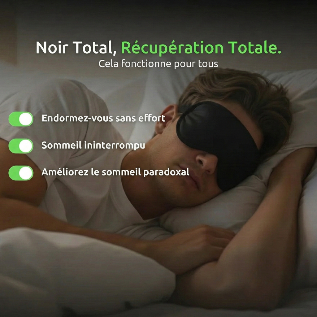 Masque De Sommeil en Soie